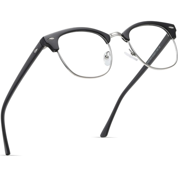 Other - Blue Light Blocking Glasses - Vintage Half Frame UV Clear Lens, Unisex*